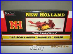 1/16 Rare SpecCast Ford New Holland Super 66 Hay Baler Never Out Of Box Ertl