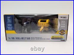 1/64 Erlt New Holland T6.180 Tractor 560 Round Baler 2024 Farm Show Chase Unit