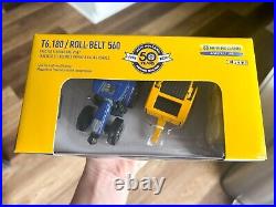 1/64 New Holland T6.180 & Roll Belt 560 2024 Farm Show ERTL CHASE UNIT RARE