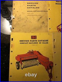 10 Original New Holland Service Parts Catalog Manuals OEM Round Baler Rake 7