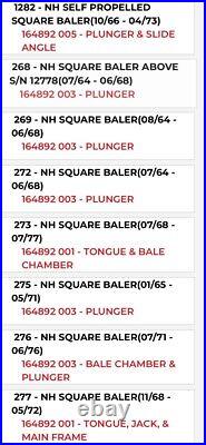 164892 New Holland SPRING Fits Multiple Square Baler Replaces 132383