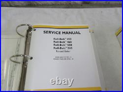 2 Service Manuals New Holland Round Baler Roll Belt 450 460 550 560 84544596 2 Service Manuals New Holland Round Baler Roll Belt 450 460 550 560 84544596