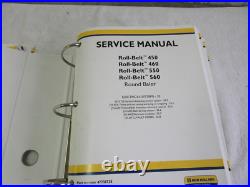 2 Service Manuals New Holland Round Baler Roll Belt 450 460 550 560 84544596 2 Service Manuals New Holland Round Baler Roll Belt 450 460 550 560 84544596