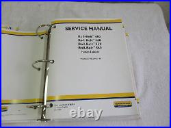 2 Service Manuals New Holland Round Baler Roll Belt 450 460 550 560 84544596