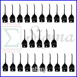 25 PCS Rubber Rake Teeth For New Holland John Deere IH AC AGCO New Idea SG300916