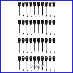 40 Pk Left Hand Rubber Mounted Rake Teeth Fits Ford New Holland 216 258 259