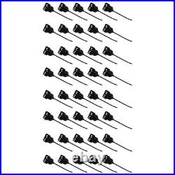 40 Pk Left Hand Rubber Mounted Rake Teeth Fits Ford New Holland 216 258 259