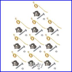 50 Pack Hay Rake Teeth & Hold Down Clips Fits New Holland 258 256 57 56 55 64562