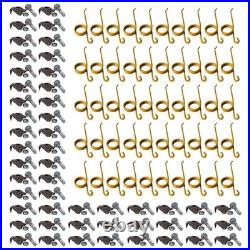 50 Pack Hay Rake Teeth & Hold Down Clips Fits New Holland 258 256 57 56 55 64562