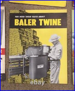(6) Vintage Farming Equipment Catalogs New Holland Baler Massey Harris Baler
