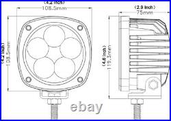 6 X LED Upper Cab Light Kit For New Holland Windrowers HW305, HW305S, HW325, HW345