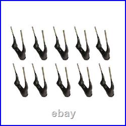 96R2 Set of 10 WHEEL RAKE Rubber Mount Double TOOTH TEETH for NEW IDEA