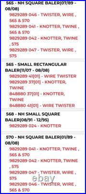 9829288 New Holland / Case LEVER Fits Square Baler Replaced by 86641579