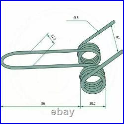 Aftermarket Fit For New Holland Spring Part # 86642329 Baler Spring Spoke