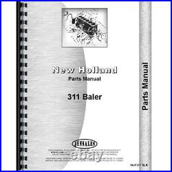 Baler Parts Manual Fits New Holland 311