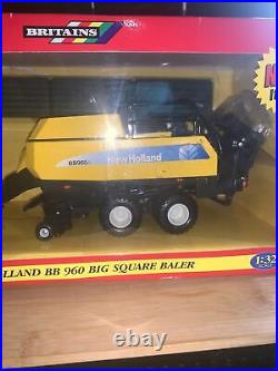 Britains 1.32 New Holland Bb 960 Big Square Baler Excellent Boxed 42171