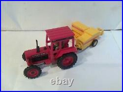 Britains Vintage Farm Volvo BM Tractor And New Holland Baler Excellent Condition