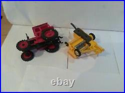 Britains Vintage Farm Volvo BM Tractor And New Holland Baler Excellent Condition