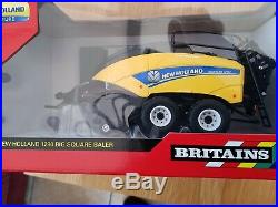 Britains new holland baler 1 to 32 scale diecast and plastic model boxed new