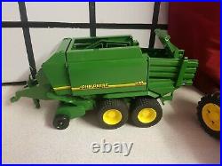 Bruder Tractor & John Deere Hay Baler Farming Toys