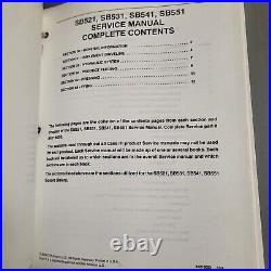 CASE IH Square Baler SB521, SB531, SB541, SB551 Service Manual