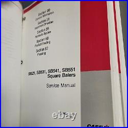 CASE IH Square Baler SB521, SB531, SB541, SB551 Service Manual