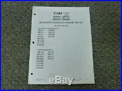 CNH 87347870 Pickup Lift Kit for New Holland Round Balers Installation Manual