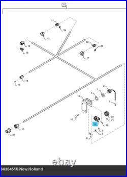 Case New Holland ROUND BALER 21 pos Multi Connector Plug 84384515 (GENUINE OEM) Case New Holland ROUND BALER 21 pos Multi Connector Plug 84384515 (GENUINE OEM)