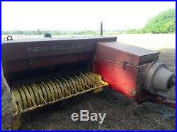Conventional baler New Holland 276 Hayliner working condition Buyer collects