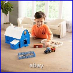 ERTL 1/64 New Holland Dairy Barn Set w animals, T6.164 Tractor, 560 Baler 13982