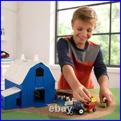 ERTL 1/64 New Holland Dairy Barn Set w animals, T6.164 Tractor, 560 Baler 13982