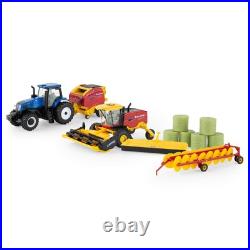 ERTL 1/64 New Holland Genesis Haying Set 13993 ERTL 1/64 New Holland Genesis Haying Set 13993