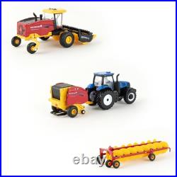 ERTL 1/64 New Holland Genesis Haying Set 13993 ERTL 1/64 New Holland Genesis Haying Set 13993