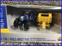 ERTL 1/64 New Holland T6.180 Roll-Belt 560 Round Baler 2024 Farm Show Chase Unit