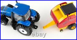 ERTL 164 New Holland HAYING SET Speedrower 220+ T8.350 Baler & Rake NEW