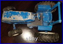 Ertl Ford 7710 116 Die-cast Toy Tractor with Ertl New Holland 116 Hay Baler