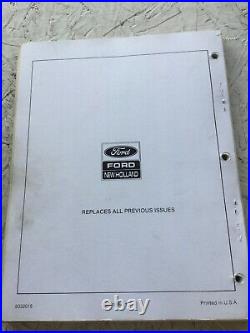 Ford, New Holland 320 Baler Parts Catalog Manual
