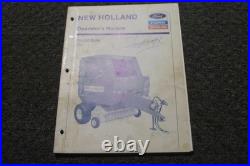Ford New Holland 350 Round Baler Owner Operator Manual User Guide xz