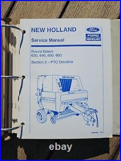 Ford New Holland 630 640 650 660 Round Balers Service Repair Manual 40063014