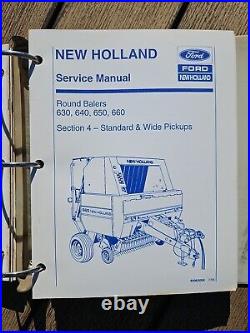 Ford New Holland 630 640 650 660 Round Balers Service Repair Manual 40063014