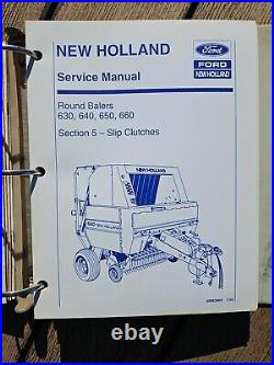 Ford New Holland 630 640 650 660 Round Balers Service Repair Manual 40063014