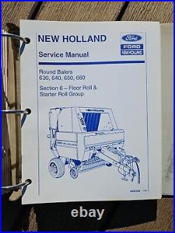 Ford New Holland 630 640 650 660 Round Balers Service Repair Manual 40063014