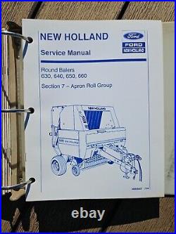 Ford New Holland 630 640 650 660 Round Balers Service Repair Manual 40063014