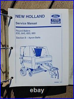 Ford New Holland 630 640 650 660 Round Balers Service Repair Manual 40063014