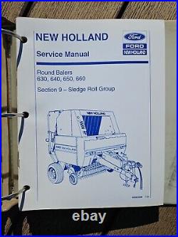 Ford New Holland 630 640 650 660 Round Balers Service Repair Manual 40063014