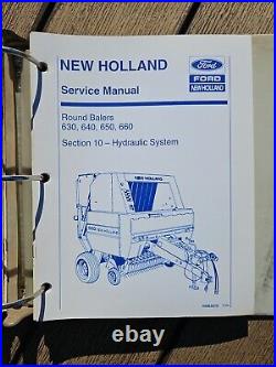 Ford New Holland 630 640 650 660 Round Balers Service Repair Manual 40063014