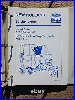 Ford New Holland 630 640 650 660 Round Balers Service Repair Manual 40063014