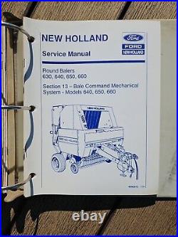 Ford New Holland 630 640 650 660 Round Balers Service Repair Manual 40063014