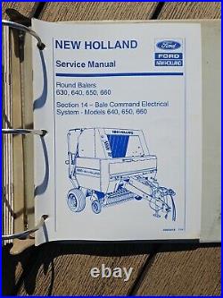 Ford New Holland 630 640 650 660 Round Balers Service Repair Manual 40063014