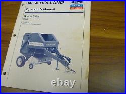 Ford New Holland 630 Round Baler Owner Operator Maintenance Manual User Guide